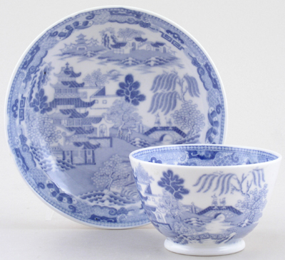 Teabowl and Saucer c1840